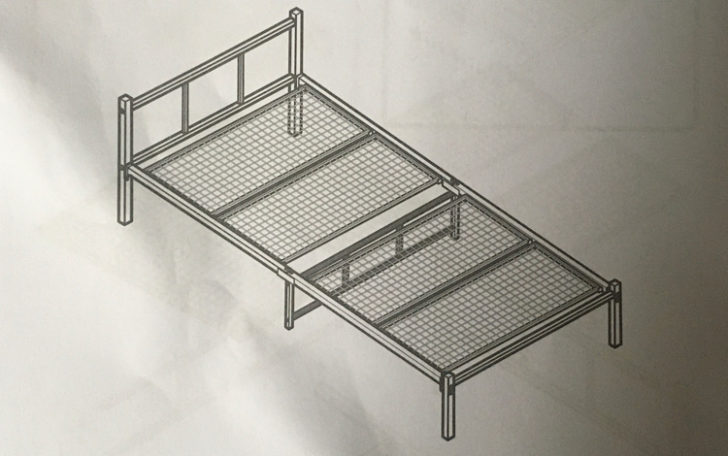 ニトリの最安値シングルベッドの骨組み